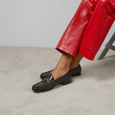 classic leather moccasin gucci|gucci horse bit loafers.